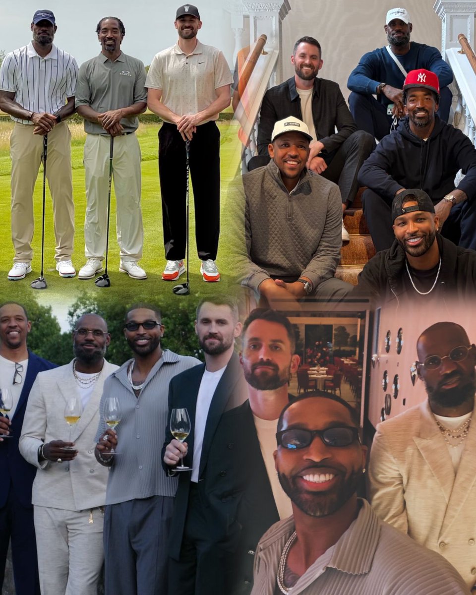 LakeShowYo's tweet photo. 2016 Cavs celebrating their 10 year anniversary 🏆 https://t.co/J8O5dKsbP0