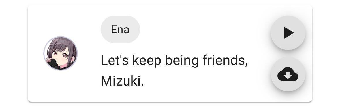 mafevoka's tweet photo. considering mizuki as friend. so why tf she telling her THIS? https://t.co/UpLKpelsHz