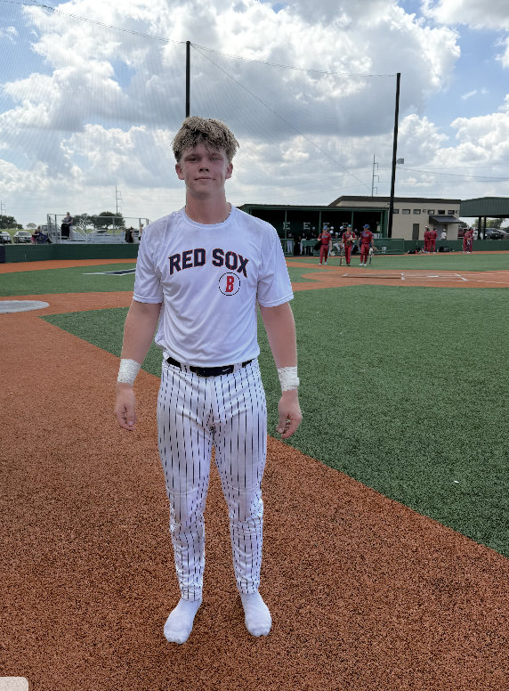 FiveToolCollege's tweet photo. F: @RedSoxCollege Scout 9, NTX Nine 3
PoG: @OliverMinyard 2-3, 2B, 5RBI https://t.co/XaWlCNYSyN