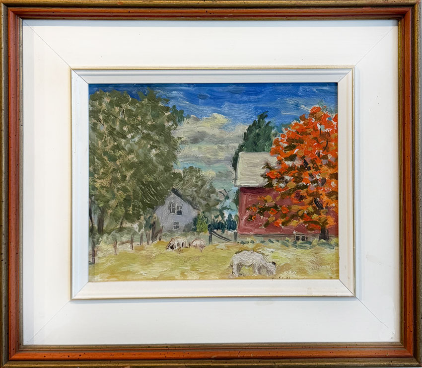 gallery121bell's tweet photo. David Alexander, Farm Near Rossmore,
Oil on Panel, 8" x 10",
$300
#canadianart #landscapeart #cityscapepainting #paintings #drawings #watercolourart #textileart #photography #sculptureart #glassart https://t.co/frHTjpJwmx https://t.co/ZJ9mz5LcwK