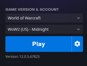 Kafgark's tweet photo. @BlizzardCS_PT Pessoal nos fóruns reclamando já, mas alguns clients não estou recebendo o update 12.0.7. O meu ainda continua no 12.0.5, mesmo pedindo pra verificar updates, etc. https://t.co/D6qZWDa6In