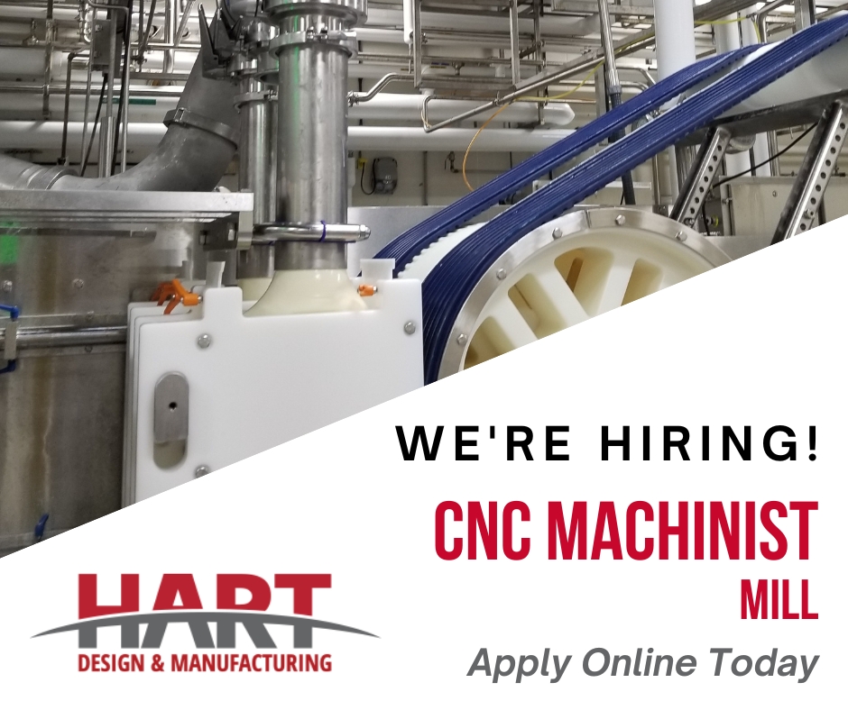 HARTDesignMfg's tweet photo. We’re looking for a CNC Machinist (Mill) to join our team.

Click the link to read the full job description and apply: https://t.co/g2GPOtb9Ih https://t.co/rzZHA53aDT