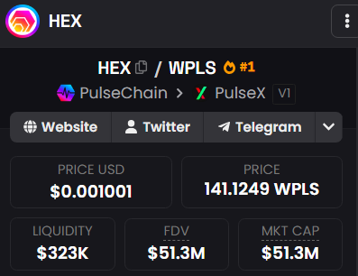 RealIMMORTAL333's tweet photo. $HEX back to one-tenth of a cent! https://t.co/sRedDgolGN