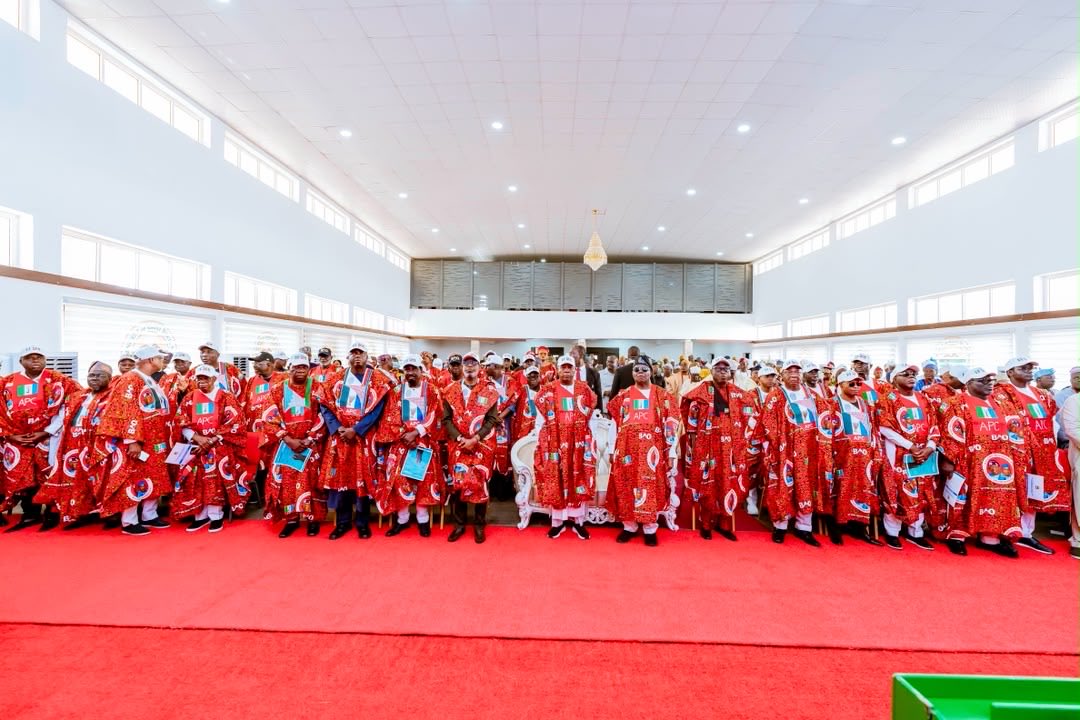 officialSKSM's tweet photo. Before proceeding to the venue of the mega rally, the Vice President, Senator @KashimSM paid homage to the Ewi of Ado Ekiti, HRH Oba Adeyemo Adejugbe, where he thanked the royal father, saying he is not merely a representation of antiquity but a symbol of the Ekiti people’s heritage.

The Vice President also met with members of the Ekiti State Traditional Rulers Council at Government House, where he assured them of President @officialABAT’s support for the traditional institution.

The Vice President also urged the traditional rulers to join hands with Governor @biodunaoyebanji for the development of Ekiti State, citing the federal appointments from which the state has benefited under the Tinubu administration.