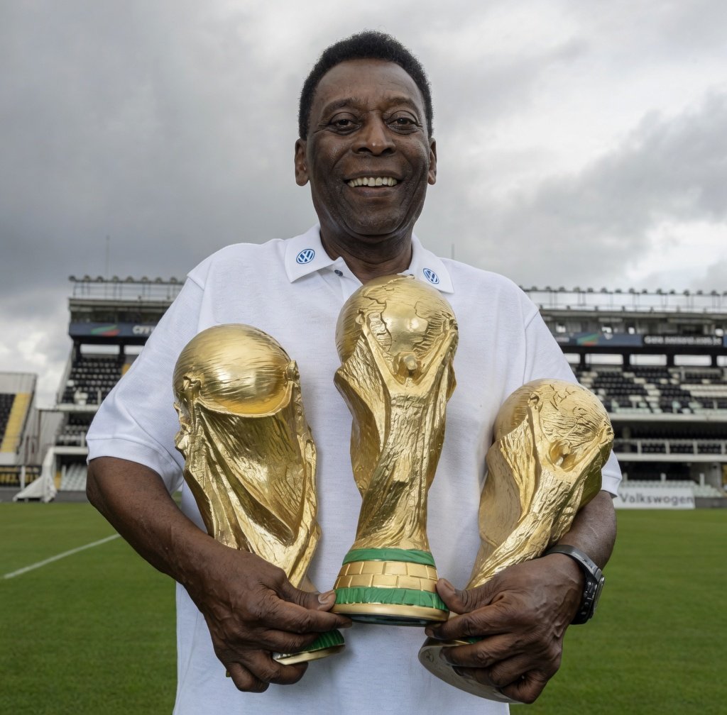 TOUCHSPORT2's tweet photo. The Brazilian legend is still the only man to have lifted the FIFA World Cup trophy on three separate occasions, and will remain so until at least 2030 https://t.co/zn5VjTUOI0