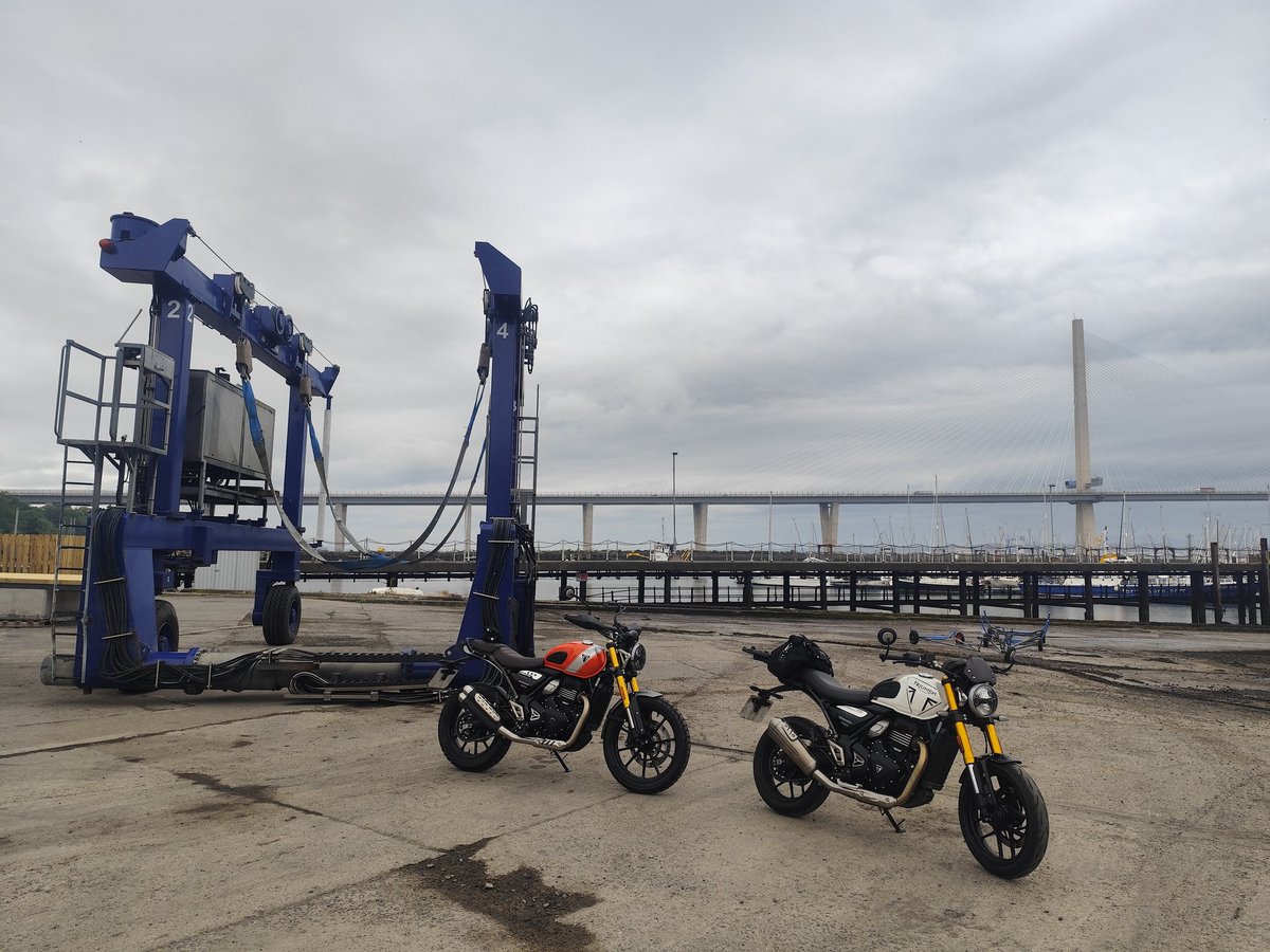 heidcamUK's tweet photo. The Queensferry Crossing from Port Edgar, Scotland. 🏴 #speed400 https://t.co/J08o9bmiPO