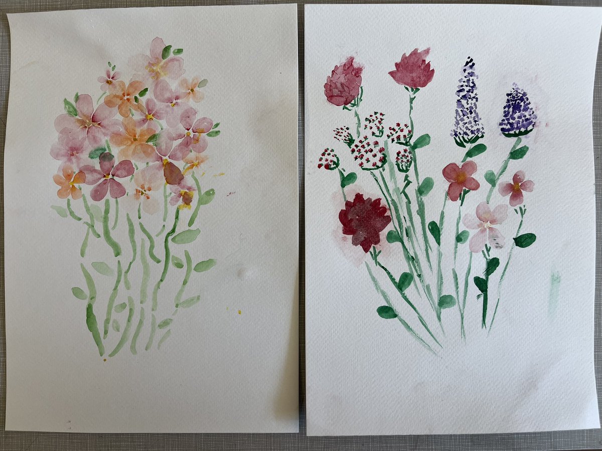 McM_MsT's tweet photo. @tdsb @TDSB_McMurrich 💖💐

Our young talented artists finalizing their watercolour artwork of a vibrant bouquet 💐 @tdsb @TDSB_McMurrich
2/2 https://t.co/TnN3WW7UA5