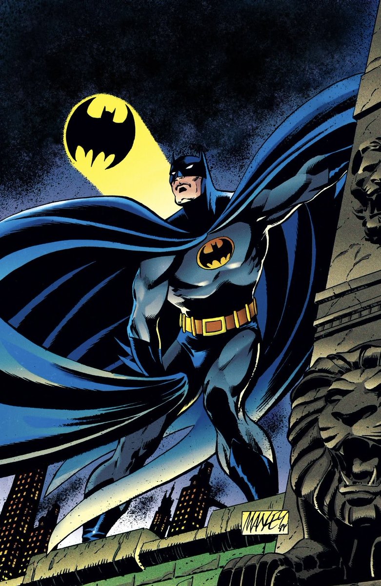 Batman_GothamBW's tweet photo. “Some nights, Gotham feels like it’s trying to swallow me whole. But I stay. Because someone has to hold the line.” https://t.co/k4YI5cDLln