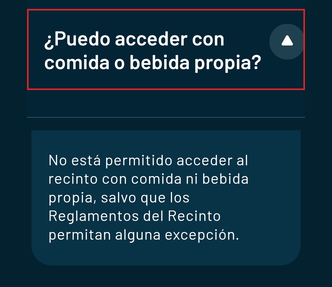 alomgc14's tweet photo. Acabo de ver a una chica que sube vídeos de F1 en Tiktok decir que en las FAQS de Madring se anuncia que queda prohibida la entrada de comida y bebida propia al recinto.

He ido a comprobarlo y es real, judiada de época. Pero eh, tenemos la bandera más grande del mundo. https://t.co/Ru0N7FU7Gy
