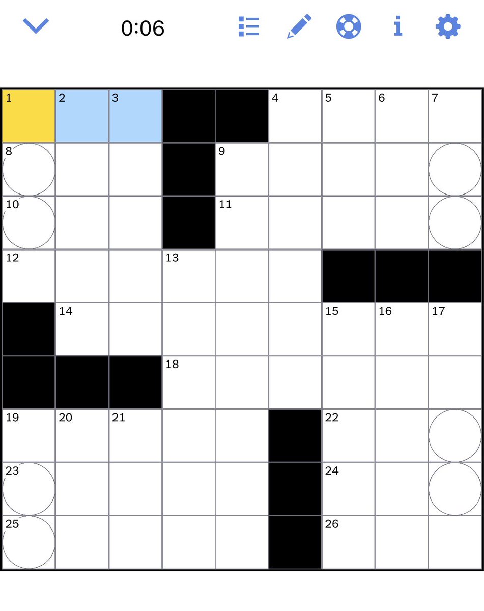 TheFreve's tweet photo. Hey @nytimes why do all your midi crosswords look vaguely like swastikas every day https://t.co/CO9lqvM3d5