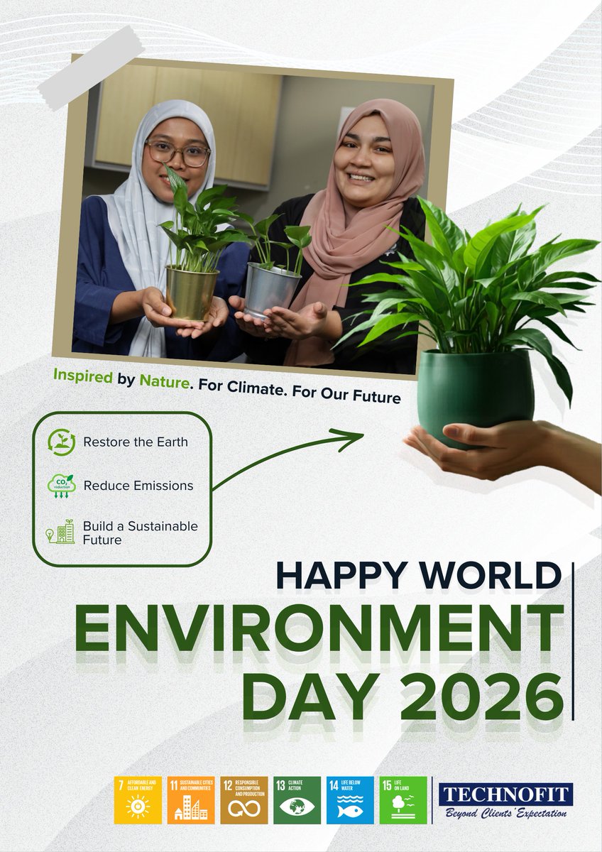 technofitgroup's tweet photo. DID YOU KNOW? 🤔💡

Check out more: https://t.co/eeEDJ3NOzj

#StrivingForExcellence
#BeyondClientsExpectation
#TECHNOFIT
#TechnofitAds
#WorldEnvironmentDay2026
#SDG7 #SDG11 #SDG12 #SDG13 #SDG14 #SDG15 https://t.co/4RKkQ2k7qX