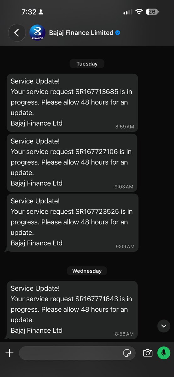 p_aeon's tweet photo. @Bajaj_Finance Tell me how many times 48 hrs you need guys ye just interest charge kr rhe ho i will sue you in the court https://t.co/HuIBPS3qwJ