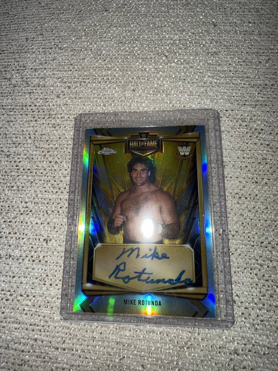 RequiemPrime's tweet photo. So Me and @GODarkness84 bought some boxes of WWE Tops Chrome 2026...and she pulled this gem...

I ordered a Bo Dallas signed card for her also on eBay to add to her collection...

#WrestlingTradingCards https://t.co/OQG32tyoku
