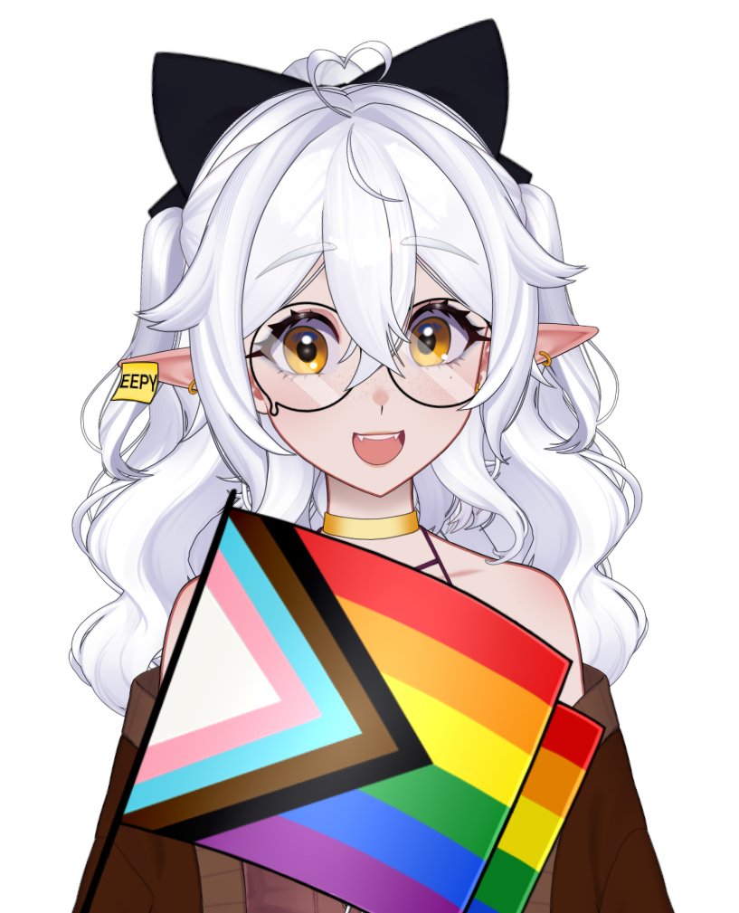 jinxgeminivt's tweet photo. before i rejoin the world of live streaming, i wanted to say:

HAPPY PRIDE MONTH YOU LOVELY LIL BEANS!~
i will always do my best to keep my streams a safe and comfortable space for anyone, no matter how they identify.

flag asset by the lovely: @MagicalMeily https://t.co/lKaINElgV4