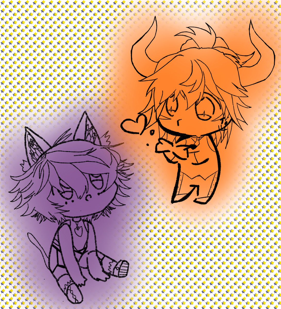 Gayven_VT's tweet photo. As promised for @AtticusGray_ being the top donor during my Donothon :3 

Hand drawn (and traced because I can’t draw poses for shit) by 
🎨: @Gayven_VT 

#Artkijo https://t.co/S8l1k4wAbC