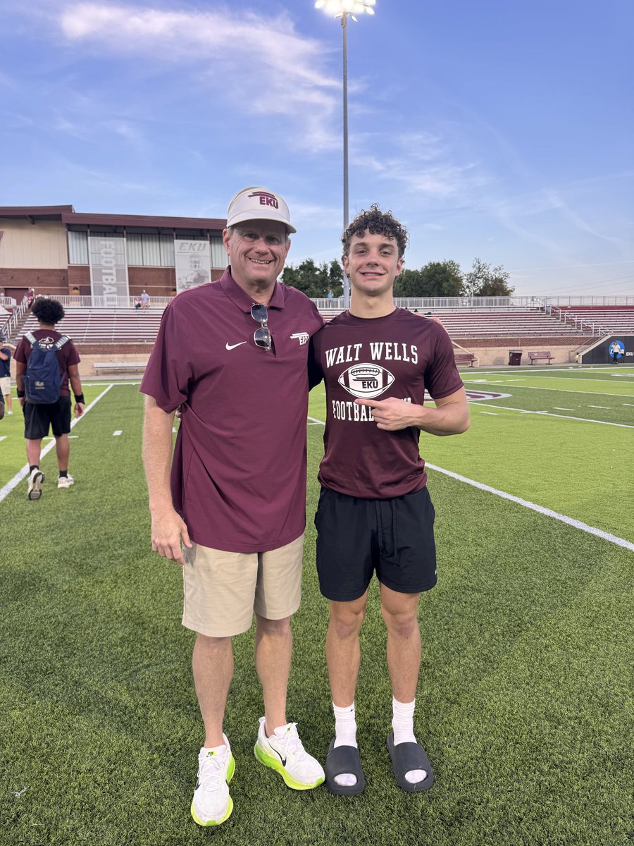 Walker_Summers_'s tweet photo. Had an amazing time at EKU today. Enjoyed competing and learned a lot from great coaches. 
@SouthWarrenFB @Coach_IMcClain @EKUWWells @MaxwellSmithEKU https://t.co/DRbkYyNyhu
