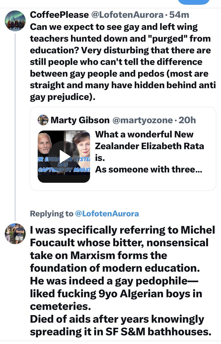 martyozone's tweet photo. I see the “more government, less freedom” folks are doing their usual thing where they misrepresent what people say then block their replies.
Seems to be a teacher too. That figures. https://t.co/Y9PuwGm63y