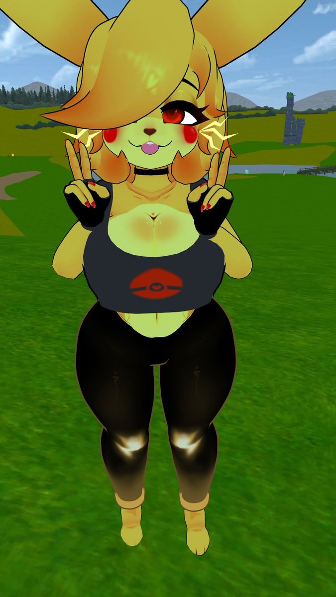 YariMaei's tweet photo. [PRIVATE AVATAR!] Pika~ #fazclairesnightclub #fazclaires #cryptiacurves #fnia #Bonfie #Frennisnightclub #pokemonㅤㅤㅤ https://t.co/sFULyURGIC