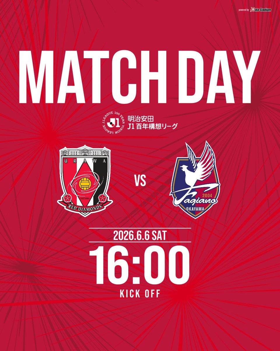 fagiano_koho's tweet photo. 明日はマッチデー！

🏆明治安田J1百年構想リーグ プレーオフラウンド 第2戦
🆚#浦和レッズ
🗓 6/6 16:00キックオフ
🏟#埼玉スタジアム2002
📺#DAZN
👏#スポーツくじWINNERで応援
https://t.co/V8tKFLu36u

#ファジアーノ岡山 https://t.co/f5oEZawDD2