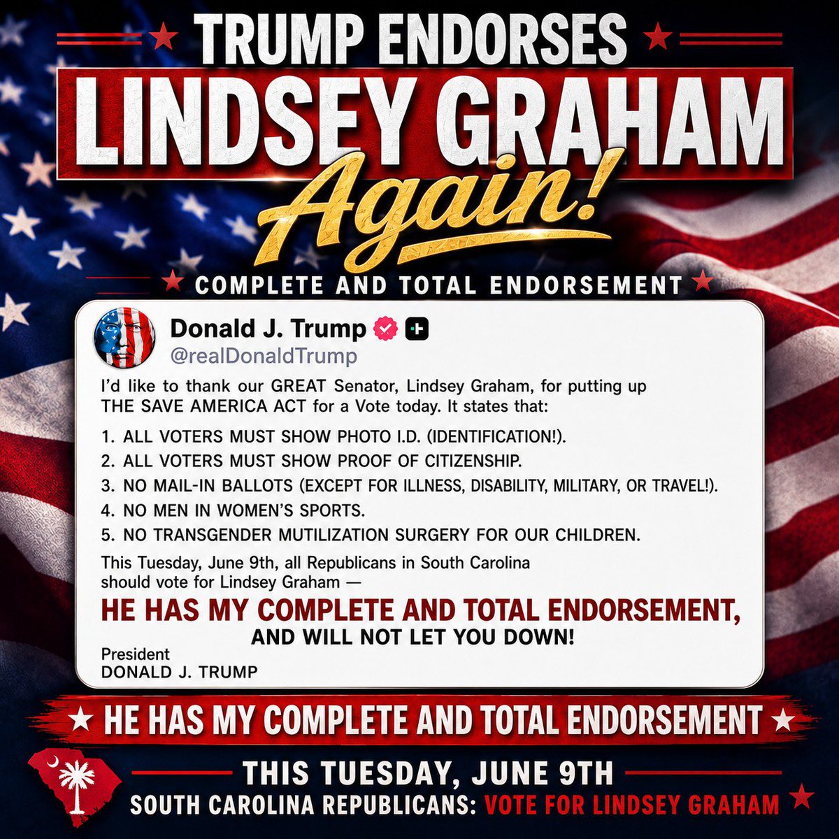 securestrength's tweet photo. @annvandersteel @MarkLynchSC 💯 https://t.co/0Ay81oBvTD