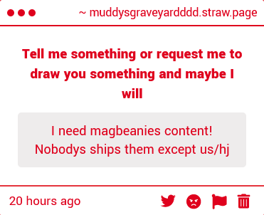 muddygraveyards's tweet photo. Of course. I will feed my niche community https://t.co/pmT5C0qdkR