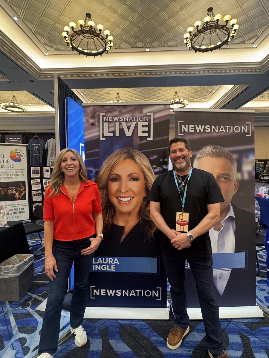 lauraingle's tweet photo. Thank you @NewsNation and @CrimeCon 
What a weekend in Vegas! 🎲 https://t.co/wR2OQzyjYS