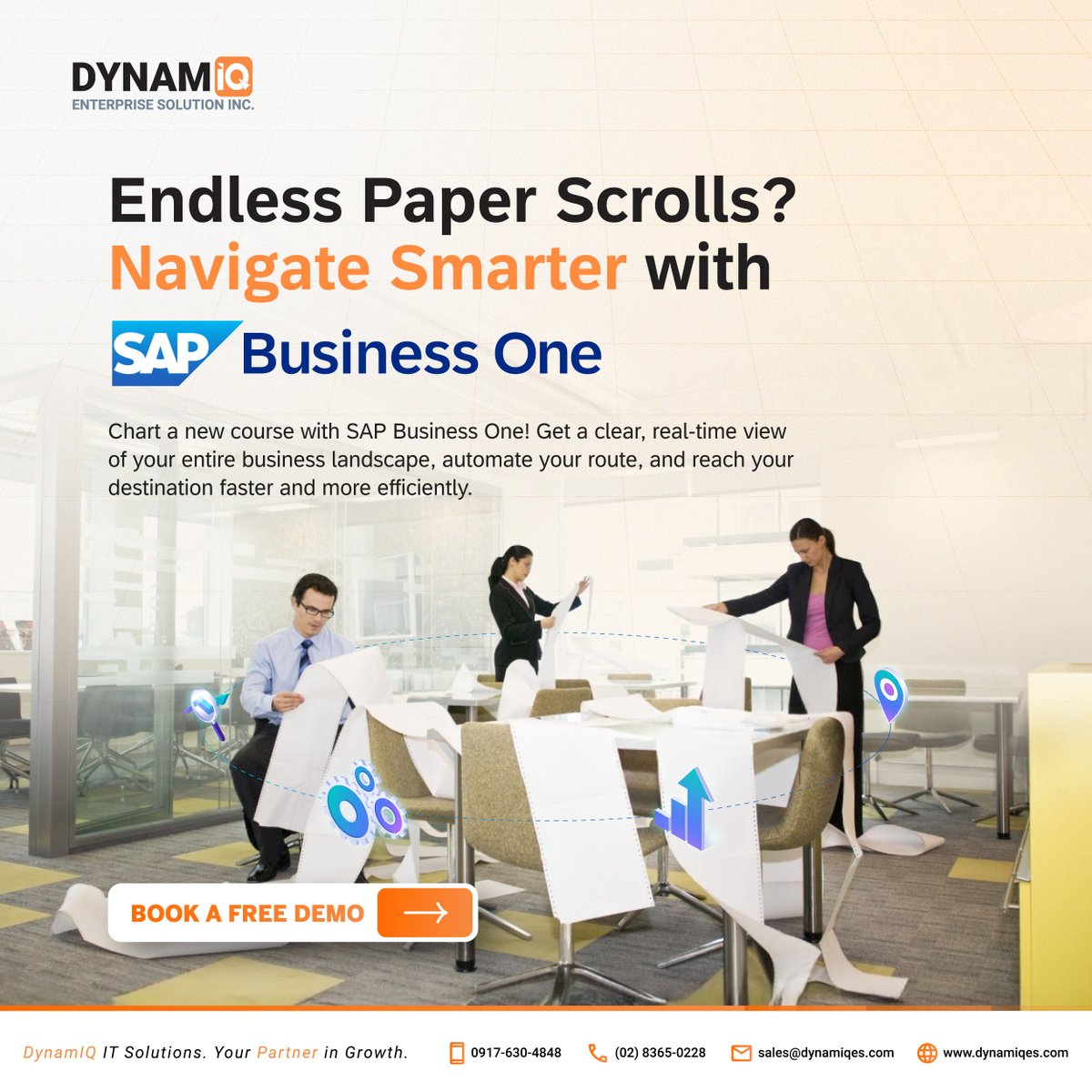 dynamiqesInc's tweet photo. Still buried in paperwork?

It might be time to work smarter. With SAP B1 you can keep your business running in real time reduce manual work and make everyday processes easier for your team

Book a free demo today

#SAPPremierPartner #SAPPhilippines #erpsoftwaresolutions #DynamIQ https://t.co/ePBtKo2GvW