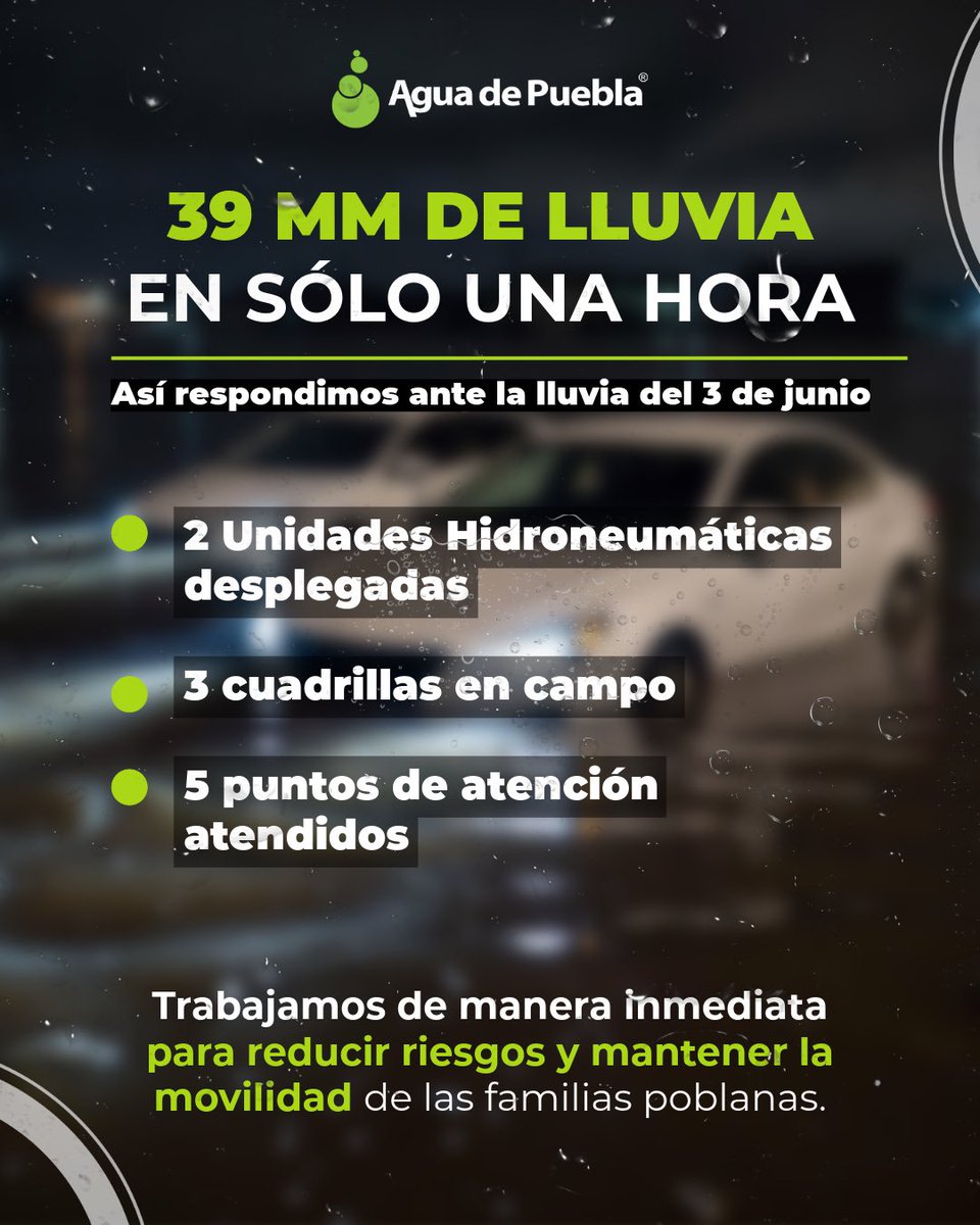 AguadePuebla's tweet photo. 🌧️ La mejor forma de combatir las inundaciones comienza antes de que llueva.

No arrojes basura en la vía pública ni obstruyas rejillas y alcantarillas. Cada acción cuenta para proteger nuestras calles, viviendas y a quienes más queremos. 💧🚯

#TemporadaDeLluvias #Puebla #CulturaDelAgua