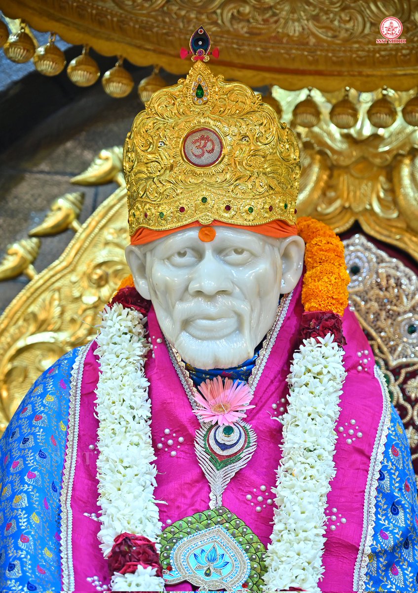SSSTShirdi's tweet photo. *!! ॐ साई राम !!*
*श्री साईबाबा संस्थान विश्वस्त व्यवस्था,शिर्डी*
*!! ॐ Sai Ram !!*
*Shri Saibaba Sansthan Trust, Shirdi*
≈≈≈≈≈≈≈≈≈≈≈≈≈≈≈≈≈ 
*आरती :-शिर्डी माझे पंढरपुर*
*शुक्रवार ०५ जून २०२६*  
*Aarti :-Shirdi Majhe Pandharpur*
*Friday 05 Jun 2026* https://t.co/aqbzm447vY