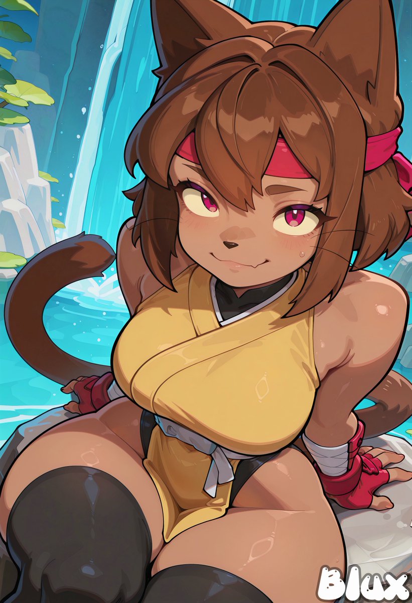 BluxAIrt's tweet photo. Kit!! She was really fun to do!!#kit #Gameoverse https://t.co/mx36aJBABa