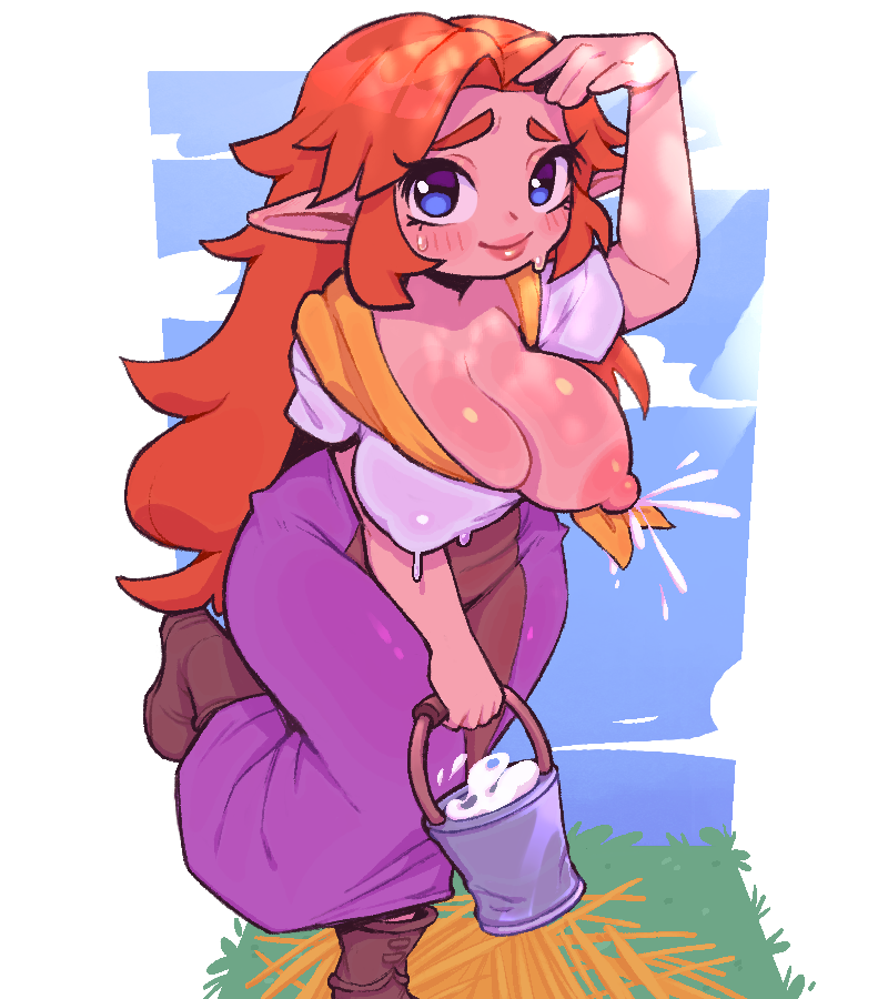 jelly_bunbun's tweet photo. Malon filled a bucket with milk, who wants some?🥛💦 https://t.co/fkpggzn1VG
