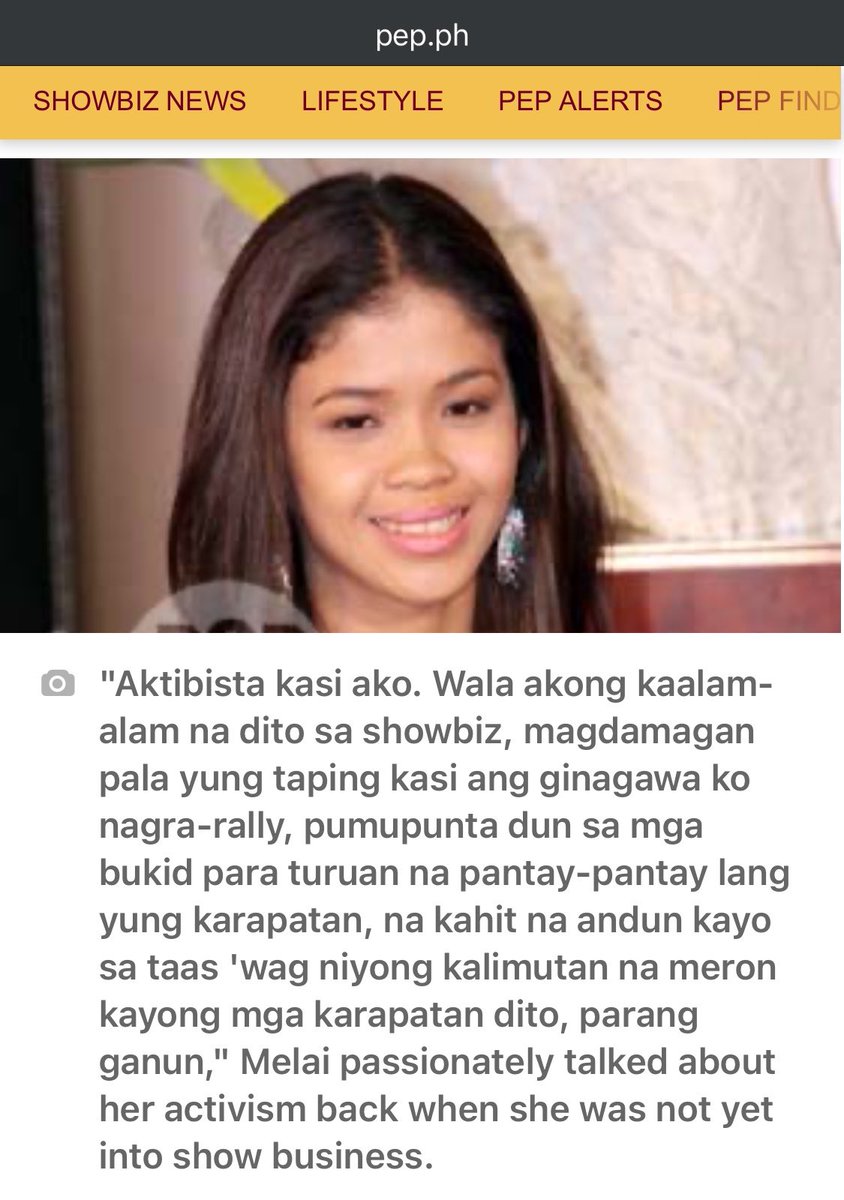 imnotkaiii's tweet photo. Naalala ko yung sinabi ni Melai during the campaign rally nung #LeniKiko may nagsabi kasi na parang “wala naman magbabago diyan kahit sino iboto niyo mga korap din yan” tapos yung sinabi niya dun “Kaya nga po lalo natin kailangan ang boto niyo para may magbago.” https://t.co/w7Mu1v3iQ2