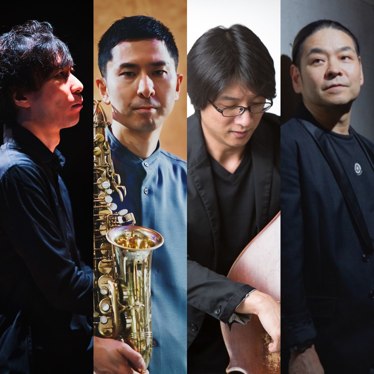 kazuki_yamanaka's tweet photo. 山中一毅カルテット "Humanity" 発売記念ツアー
山中一毅 (as,ss)
佐藤浩一 (p)
小牧良平 (b)
池長一美 (d)
6/13(土)　愛知・吉良 Intelsat
6/14(日)　山梨・甲府 桜座
6/17(水)　静岡・静岡 Lifetime
6/18(木)　石川・金沢 もっきりや
6/19(金)　三重・松阪 サライ
6/27(土)　東京・新宿 Pit Inn(夜) https://t.co/D37OdGN3Br