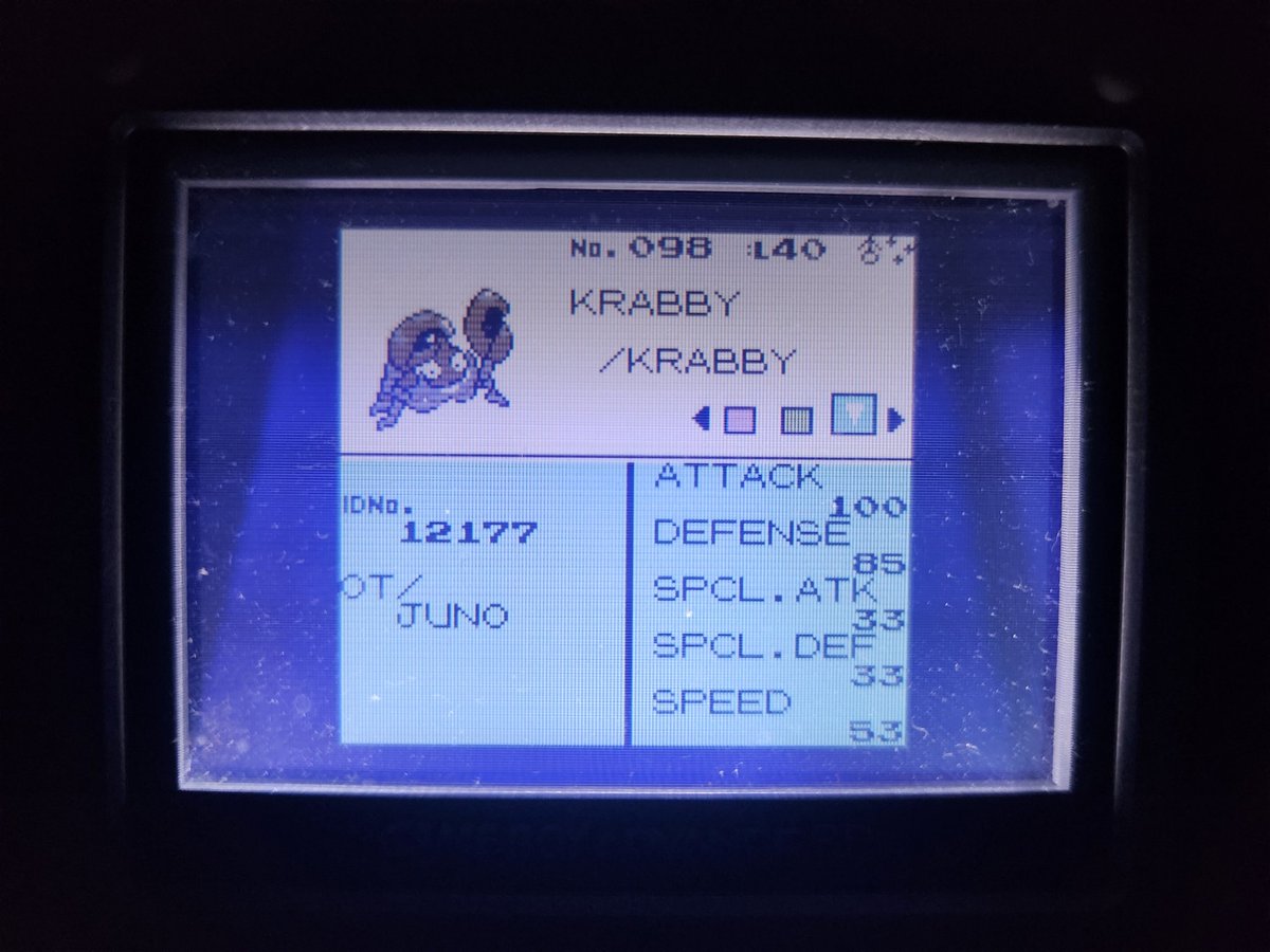 Junofisher58608's tweet photo. Phase 13 for Staryu is another quick Shiny Krabby after 1,104 FE's! On to the next one. #ShinyPokemon #fullodds https://t.co/Ap0UsS1A56