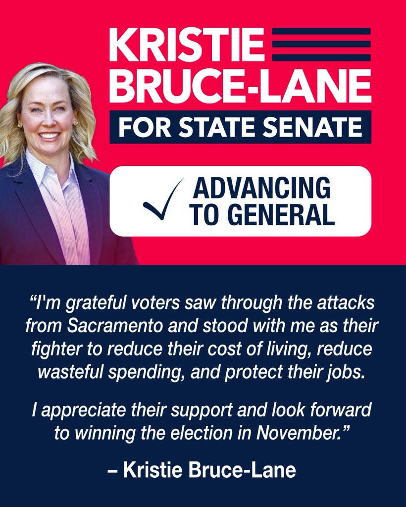klbrucelane's tweet photo. I’m grateful for the support of voters and look forward to winning the election in November! My full statement on the election results: https://t.co/9F0B8nFVCx
