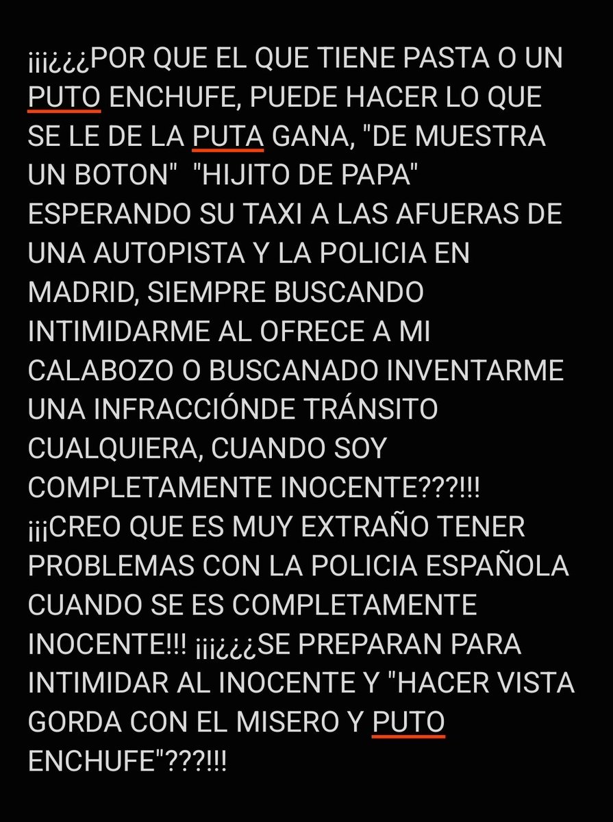 Cromas30's tweet photo. @Princess1_25 @DMAX_es @ComunidadMadrid @guardiacivil @PoderJudicialEs @policia @mossos @policiademadrid @MADRID @Renfe @Inforenfe @metro_madrid @vitoquiles https://t.co/6tgVUiavLk