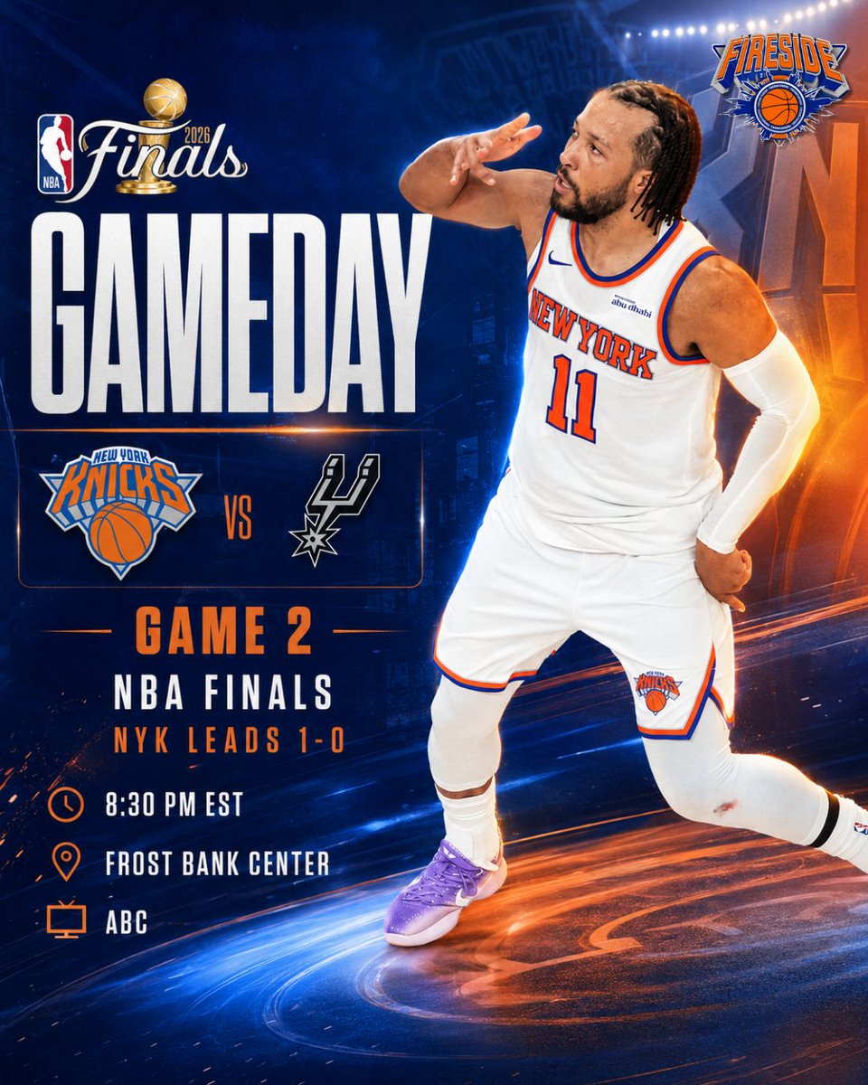 FiresideKnicks's tweet photo. GAME 2. https://t.co/rBS7mRWrxc