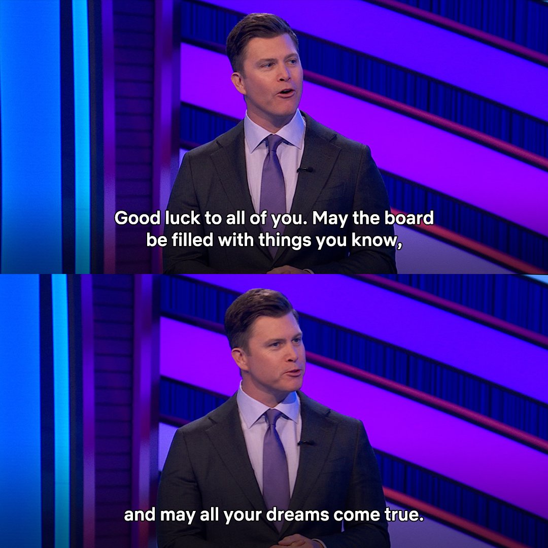netflix's tweet photo. Happy POP CULTURE JEOPARDY Finals day!

Watch the entire tournament, now on Netflix https://t.co/cfoLLSLWGD