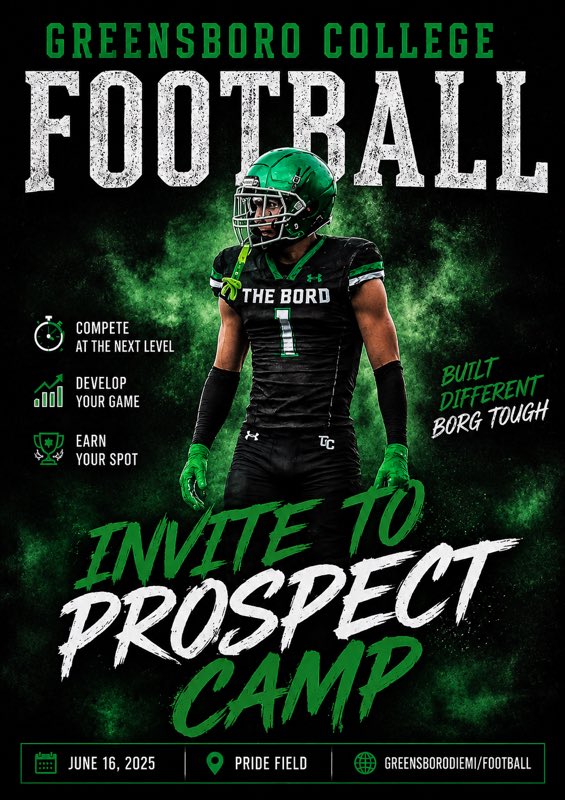 LeviBowser3's tweet photo. Thank you @CoachBonds61 for the camp invite I’m exited to compete I will be there https://t.co/WQcDME5KIj