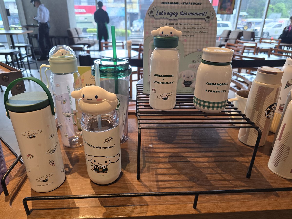 CraftsDailyPh's tweet photo. Available items left sa stores.

wts lfb Cinnamoroll x Starbucks 2026 
PH Exclusive

— SRP + 180
— Shipping at your own expense.
— J&amp;T Express <📍Pangasinan>
❌️ Sensitive and impatient buyer.

#starbucks #sanrio #cinnamoroll https://t.co/OEdfaqNrc5