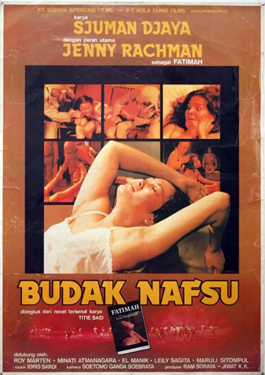 _katakita08's tweet photo. 2. Budak Nafsu 1983
Diangkat dari novel karya Titie Said berjudul Fatima.  Judulnya sudah “panas”, tapi cerita film ini cukup menyedihkan. Fatimah dipaksa bekerja sebagai perempuan penghibur para tentara Jepang dan menjadi mata2 bagi para pejuang Indonesia. https://t.co/iQUENUK2Pj