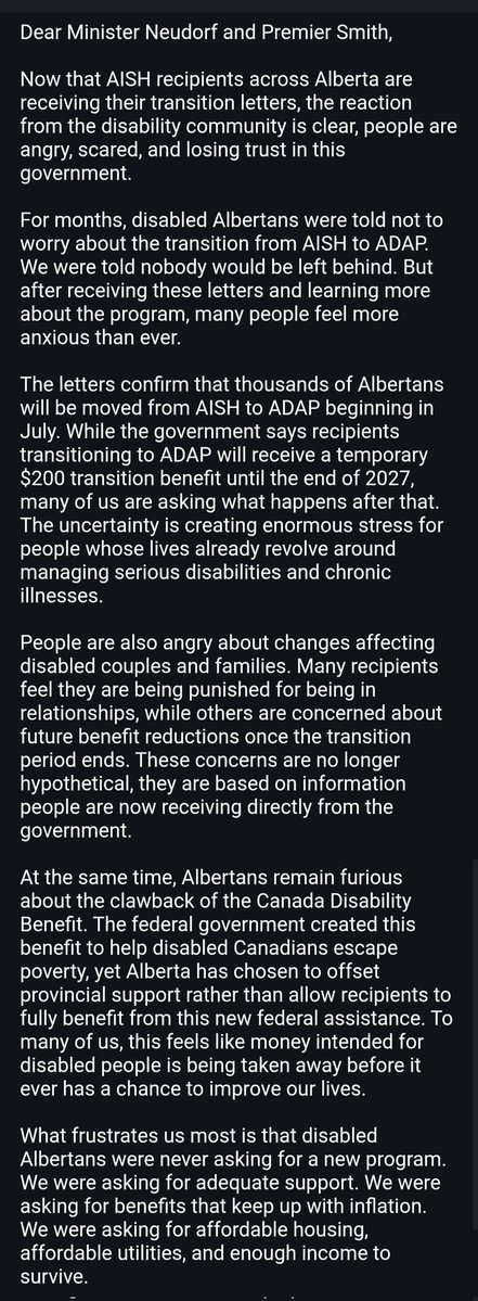 Hello_1898's tweet photo. @albertaNDP @pancholi_rakhi @ABDanielleSmith
@Alberta_UCP
@albertaNDP @ctvedmonton @CTVNews @MarieFrRenaud @MarkJCarney @nenshi @neudorf_ab @GlobalEdmonton @globalnews @edmontonjournal @JasonNixonAB @MedicineHatNews @linnsieclark @CHATNewsToday @JeromyYYC @WabKinew @AB_AgainstUCP #SaveAISH #StopADAP https://t.co/noLc2Bh0p7