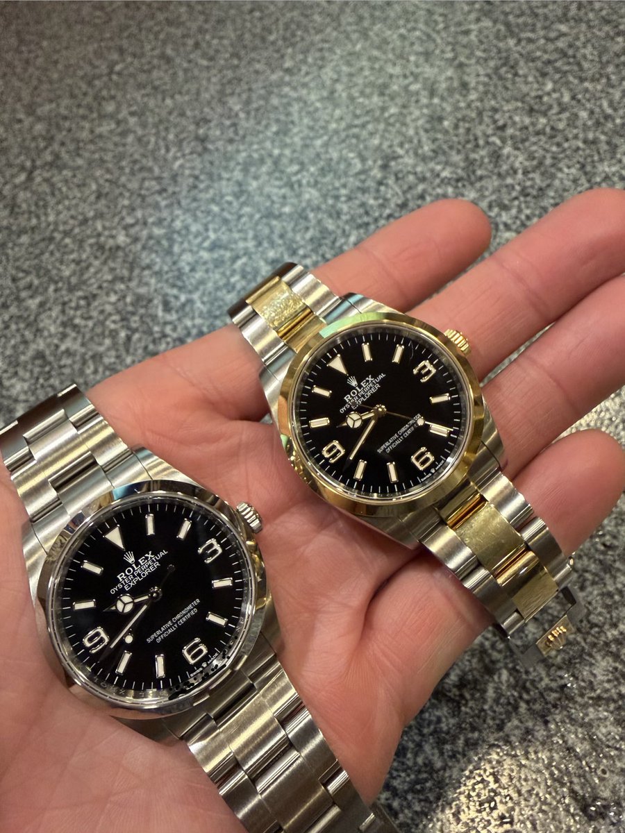 rolexwalker7's tweet photo. ペアEX1

#ロレックス https://t.co/D5tFbCAlmC