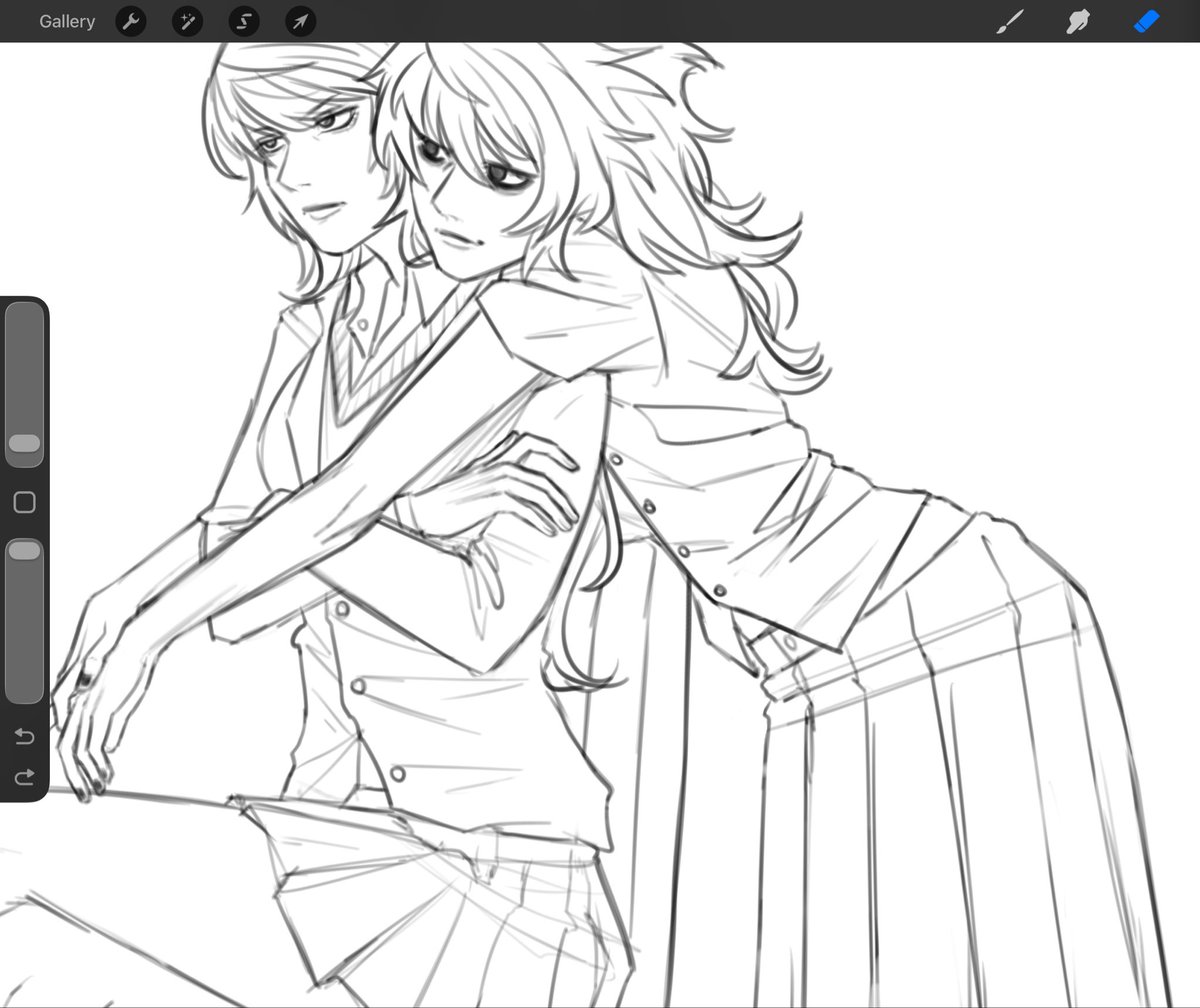 shilodraws's tweet photo. i had a vision… of schoolgirl lawlights https://t.co/8x26YnRI7g