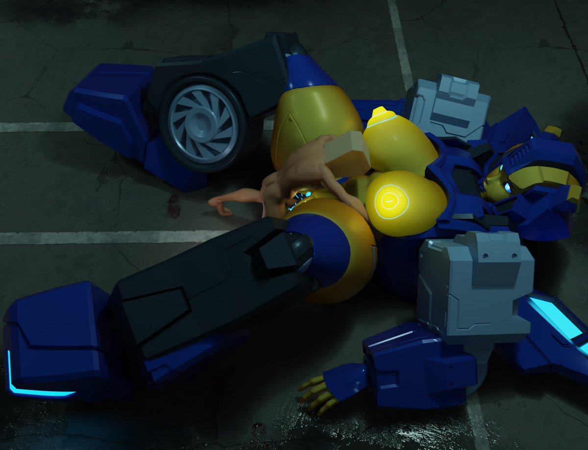 Germanius009's tweet photo. such long time, anyway, nothing better than after a long road trip release some stress on a (quite) abandoned gas station, with an big robot girlfriend. glyph model made by @MadKatz8 
tags: #nsfw #transformers #valveplug #3Dnsfw https://t.co/73hRsRrYAy