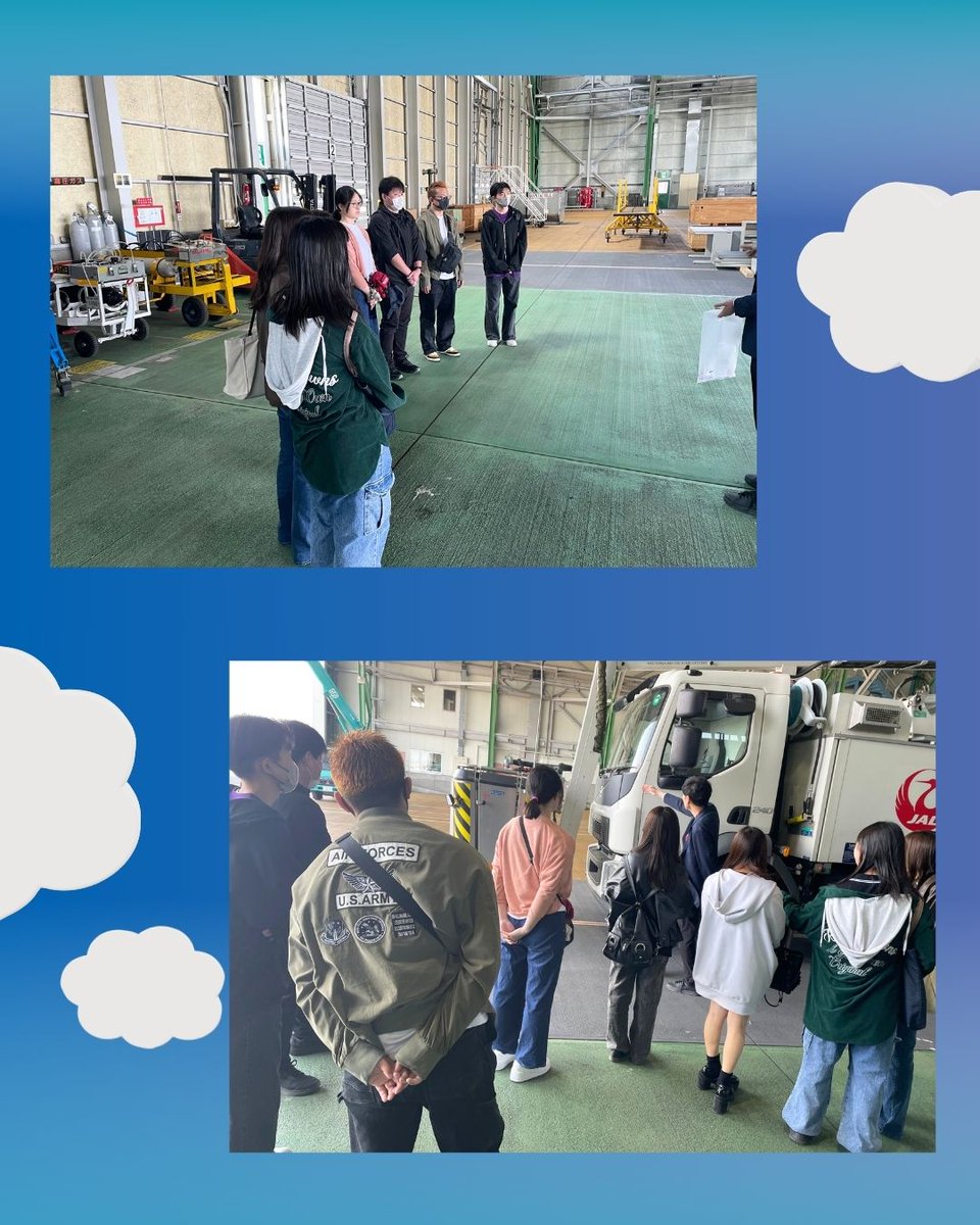 sapporo_ca's tweet photo. 北海道観光学科が札幌丘珠空港を訪問✈️

なかなか見ることのできない施設内を見学させていただき、求められるサービスの工夫について多くの学びがあったようです✨

卒業生に直接アドバイスもいただけた貴重な一日でした🌿

#札幌商工会議所付属専門学校 #札幌 #専門学校
#フィールドワーク #丘珠空港 https://t.co/wkCTB5kWtM