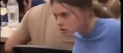 Sharpman573's tweet photo. This face she made at the end is like "Oh, it's on now. You done fucked up!" https://t.co/qK7Vn1D4xF