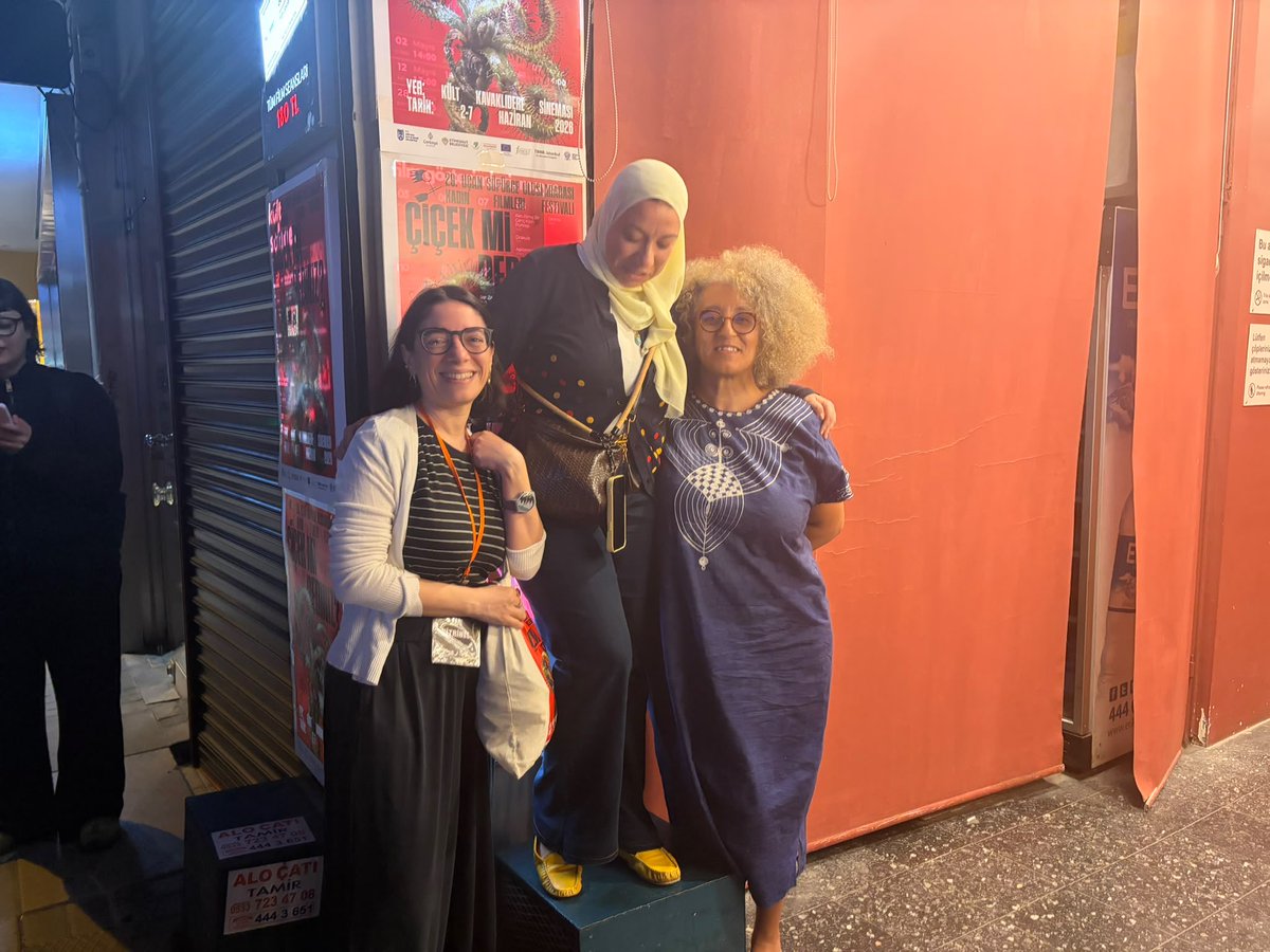 MeflahNadiam's tweet photo. Opening night International Women Film Festival in Ankara 
With Omnia Amer and Ecc Vitrinel Jury FIPRESCI 2026
@omniaadel_amer @FIPRESCI https://t.co/Opu2OVcr5I