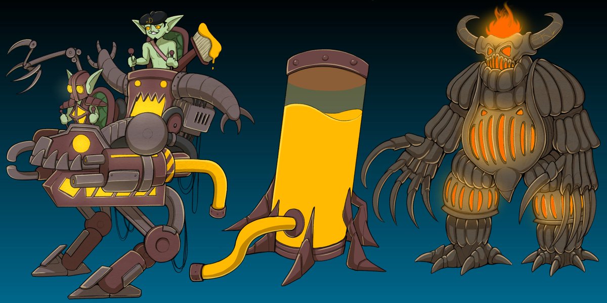 DeadSlot4's tweet photo. More Demonherd Dungeon bosses https://t.co/OAFwFXxi52