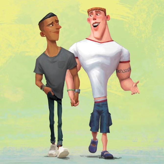 ToonHive's tweet photo. 1 year ago today, LAIKA finally revealed the identity of Mitch’s boyfriend from ‘ParaNorman’ in honor of Pride Month, 13 years after the film’s release. https://t.co/IduRrrkiRb